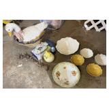 Goose, Basket, Bunnies, Picture Frame,