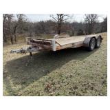 Double Axle Flatbed Trailer