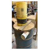 Barrel Possibly Made into a Dust Collector