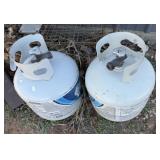 2 Propane Tanks