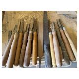 Wood Turning Chisels, Files
