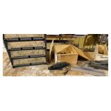 Small Parts Bin & Misc. Parts, Volts Meter,