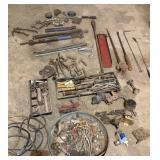 Bolts, Wire, Scrap Metal, Screw Driver,