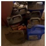 Anti-Freeze, Oil, 2 Small Batteries,