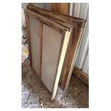 (2) 2 Pane Vintage Windows