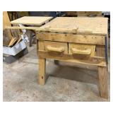 Shop Made Wooden Work Station