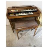 Vintage Hammond Organ w/ Bench & Songbooks