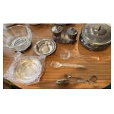 Serving Bowl, Sugar/Creamer, Nut Dishes,