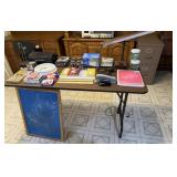 2-Drawer File Cabinet, Poker Chips, Playing Cards,