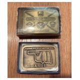 2 Belt Buckles