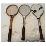 3 Tennis Rackets
