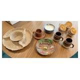 Chip & Dip Tray, Bahamas Mugs/Plates,