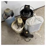 3 Vintage Ice Cream Freezers, Motor,