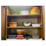 Vintage Pyrex Dish, Casserole Dishes, Mixing Bowl,