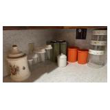 Misc. Food Storage Cannisters w/ Lids
