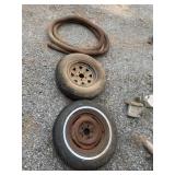 2 5 lugs wheels and tires, metal hose