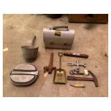 Lunch box, ladel, meal box, barrel spickit,