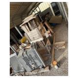 Radiator, wood, wiring, bed frames, misc.