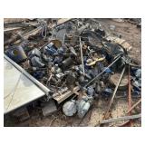 Scrap metal (out by wood shed)