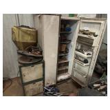 Sprayer and pump supplies, 15gal tank, fridge