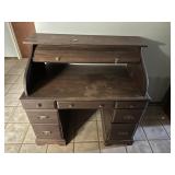 Roll top desk, misc.
