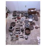 Old cookware and utensils