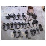 Meat grinders, corn shelter, cast cornbread pans