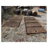 2 heavy duty work platforms