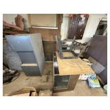 Display case, desk, table legs