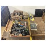 Leather stamps, clamps, misc.