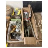 Concrete anchors, lag bolts, hangers, misc.