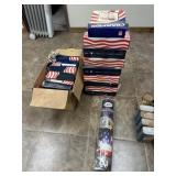 1 new American flag, lots of retired/damaged flags