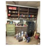Hardware, nails, screws, paint, paint supplies