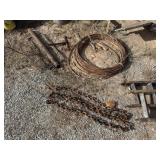 1/2 chain, boomer, cable, post driver