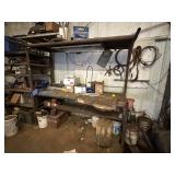 Shop build work bench/ rack w/ vise