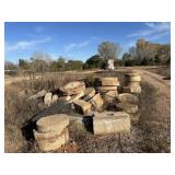 Concrete counter weights