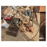 Pipe stand, jacks stands, wheel chocks, large