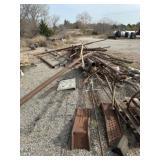 Misc.  pipe, sucker rod, ladders, scrap iron