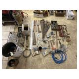 Banding tool, chainsaw tools, drop light,