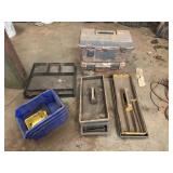Tool boxes, organizing trays