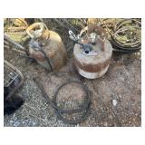 Propane hose, 2 bottles