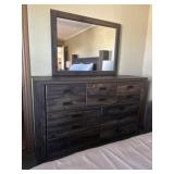 7 Drawer Dresser with mirror