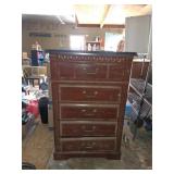 Wooden chest of drawers