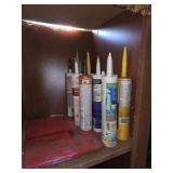 Assorted caulks