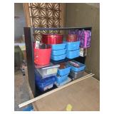 Assorted arts and craft supplies