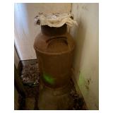 Vintage Metal Milk Jug