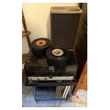 Philco Record Player, Metal Stand,