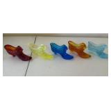 5 Hobnail Decorative Glass Shoes