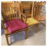 3 Mismatched Wooden Chairs