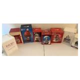 8+/- Snow Globes in Original Boxes